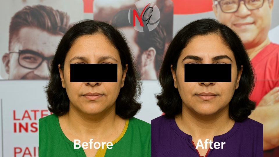 eyebrow hair transplant at neoghraft chandigarh