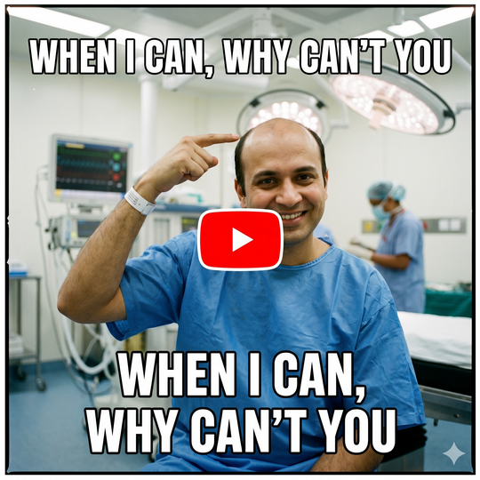 Painless hair transplant — NeoDHT technique at NeoGraft Chandigarh
