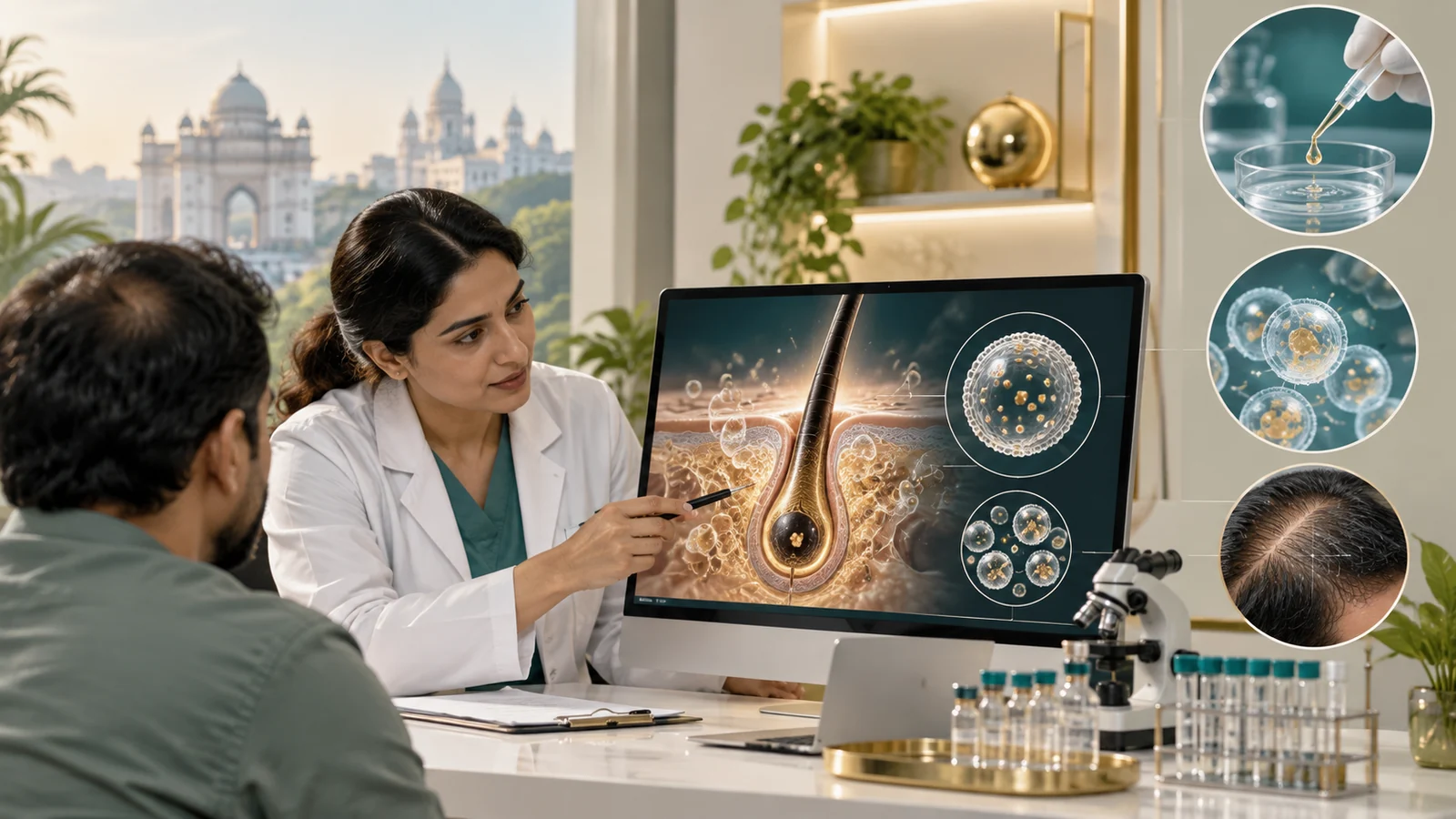 Exosome Therapy for Hair Loss in India 2026: The Science, the Hype, and What Really Works