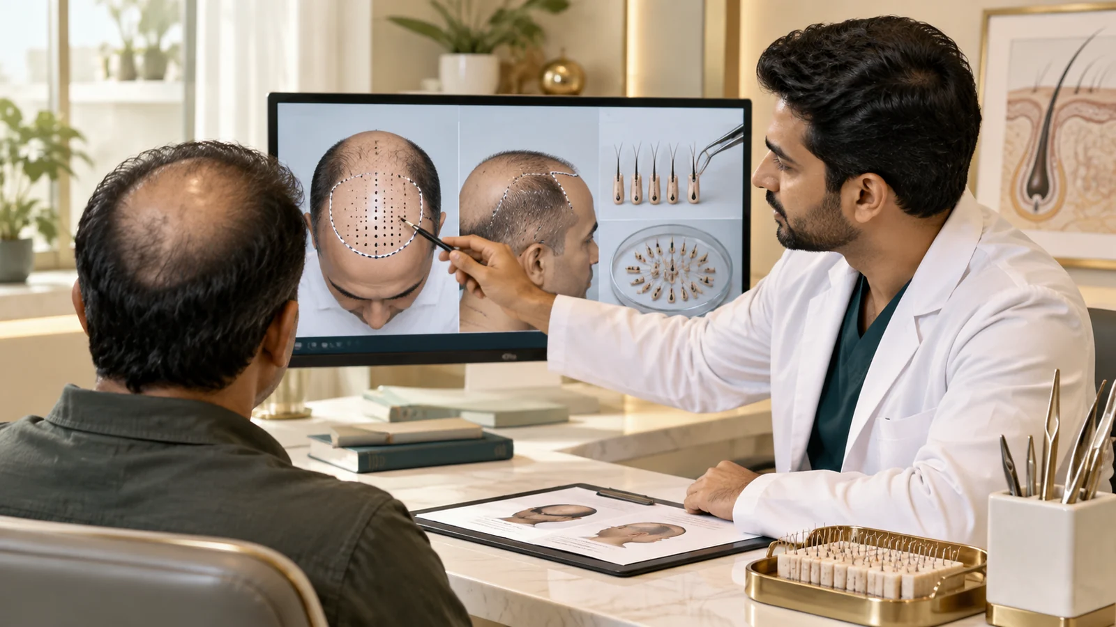 Grade 7 Hair Transplant: 5500 Grafts with NeoDHT | NeoGraft India