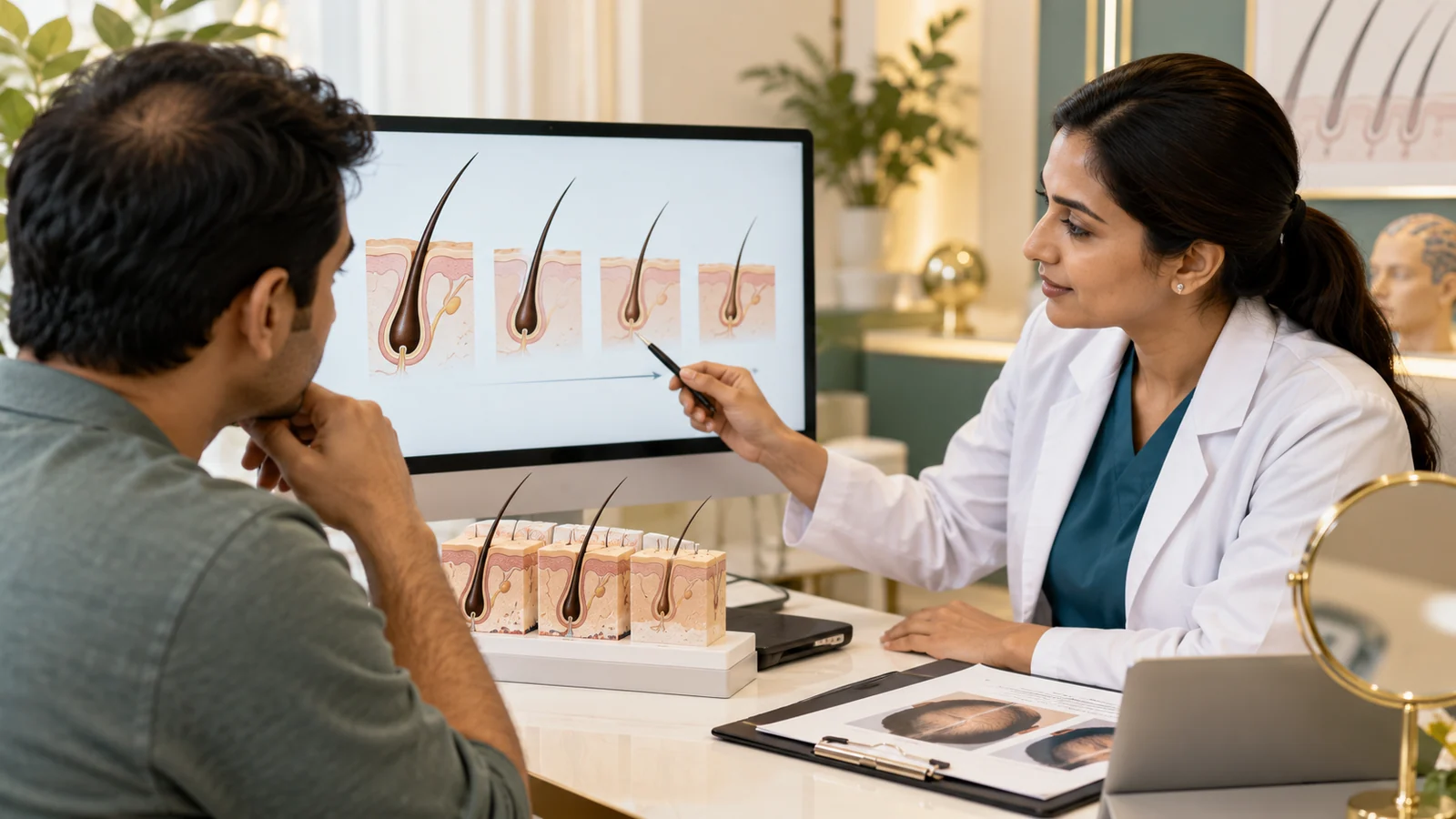 Hair Follicle Miniaturisation: When Hair Loss Needs a Hair Transplant in Chandigarh