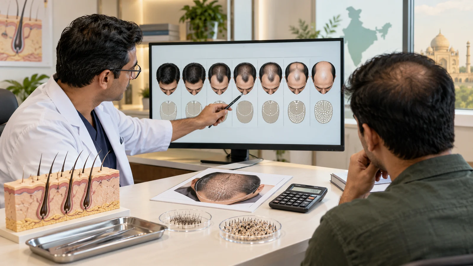 How Many Grafts Do You Need for a Hair Transplant? A Norwood Stage-by-Stage Guide (India 2026)