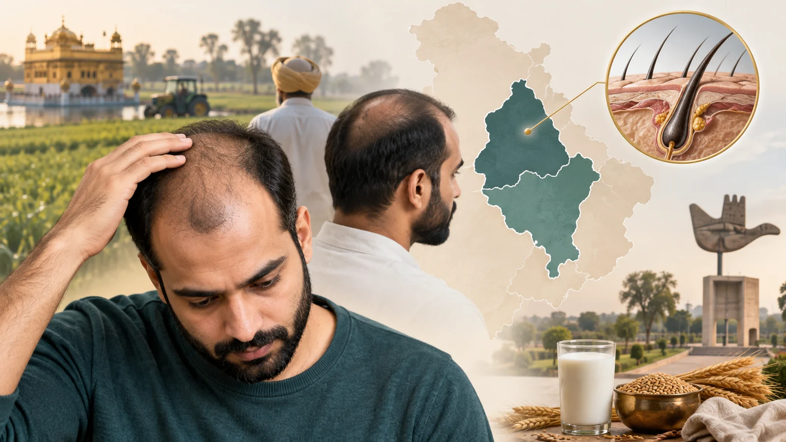 Why Punjab and Haryana Have India’s Highest Rate of Male Pattern Baldness