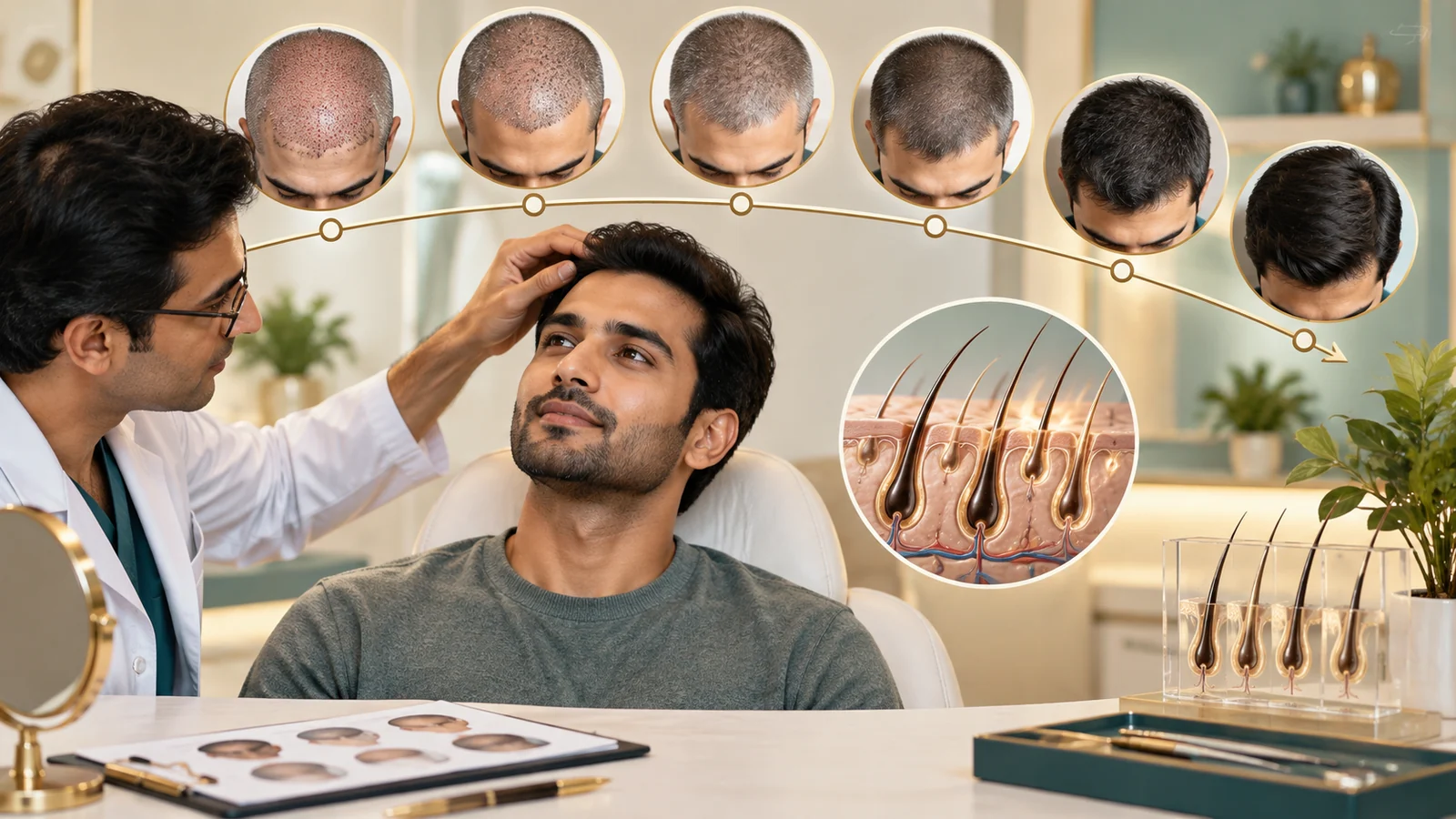 NeoPlatinum Hair Transplant Recovery Timeline — What to Expect | NeoGraft Chandigarh, Punjab India
